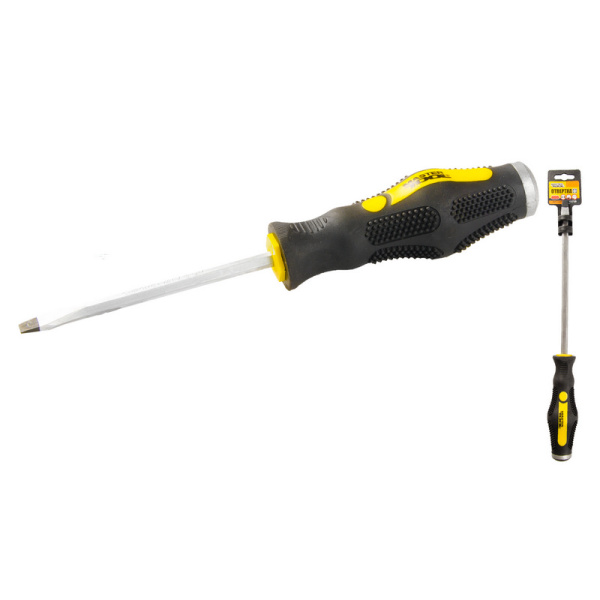 Викрутка плоска MASTERTOOL SL5х75 мм ударна 49-5575
