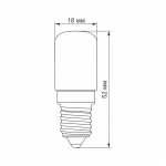 LED лампа VIDEX ST25e 3W E14 4100K 220V 20шт/ящ (VL-ST25e-03144) - Зображення 3