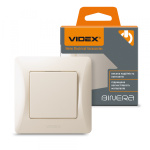 VIDEX BINERA Вимикач 1кл кремовий (VF-BNSW1-CR) (20/120)