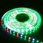 Світлодіодна стрічка Feron LS606/SANAN LED-RL 60SMD(5050)/m 14,4W/m 12V 5m*10*0.22mm RGB на білому (5077)