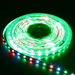 Світлодіодна стрічка Feron LS606/SANAN LED-RL 60SMD(5050)/m 14,4W/m 12V 5m*10*0.22mm RGB на білому (5077)