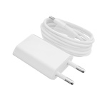 Зарядний пристрій + кабель Lightning LP АС-005 USB 5V 1A ОЕМ White - Зображення 2