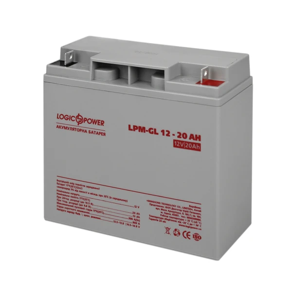 Акумулятор гелевий LPM-GL 12V - 20 Ah
