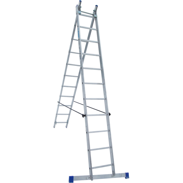 Сходи ELKOP VHR Hobby 2x11 алюмінієва, 2 секції, 11 ступенів