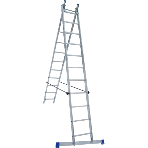 Сходи ELKOP VHR Hobby 2x11 алюмінієва, 2 секції, 11 ступенів
