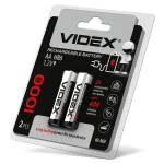 Акумулятори Videx HR6/AA 1000mAh double blister/2pcs 20/200 (HR6/1000/2DB)