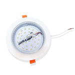 Світильник точковий врізний EVROLIGHT 12Вт коло PLAIN-12R 6400К - Зображення 3