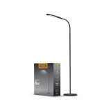 LED торшер чорний підлоговий VIDEX VL-TF0702B 8W 3000-5500K 220V(4шт/ящ)