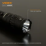 Портативний світлодіодний фонарик VIDEX VLF-A156R 1700Lm 6500K - Зображення 5