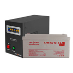 Комплект резервного живлення для котла LP (LogicPower) ДБЖ + гелева батарея (UPS B500VA + АКБ GL 900W)