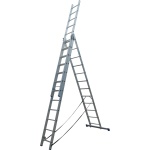 Сходи ELKOP VHR Hobby 3x12 алюмінієва, 3 секції, 12 ступенів - Зображення 2