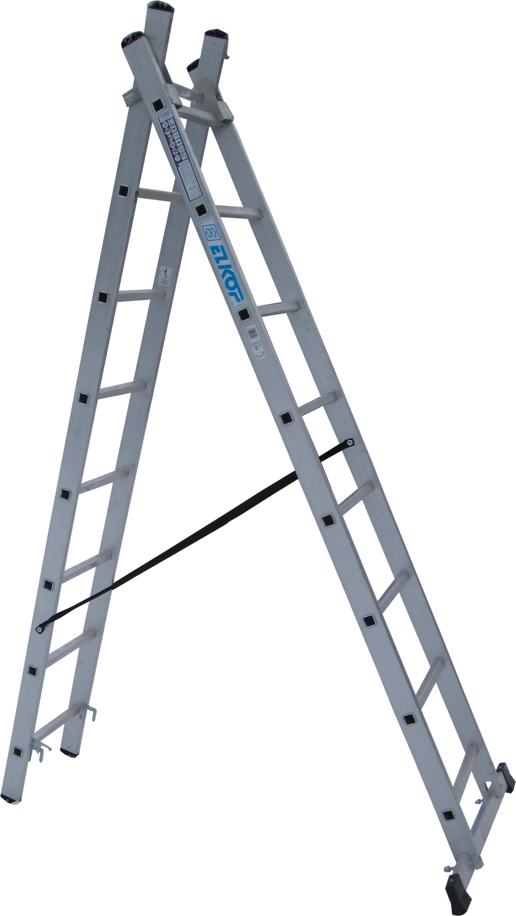 58946-32067-37494.png Сходи ELKOP VHR Trend 2x8 алюмінієва, 2 секції, 8 ступенів - Зображення 1