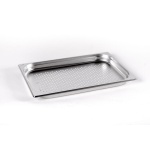 Гастроємність Brillis перфорована н/с без ручок 1/1x40mm, Ø 6 mm
