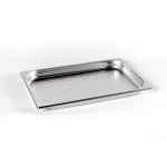 Гастроємність Brillis перфорована н/с без ручок 1/1x40mm, Ø 6 mm