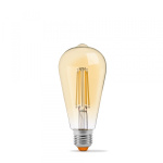 LED лампа VIDEX Filament ST64FA 10W E27 2200K бронза - Зображення 2