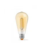 LED лампа VIDEX Filament ST64FA 10W E27 2200K бронза - Зображення 2