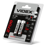 Акумулятори Videx HR6/AA 2700mAh double blister/2pcs 20/200 (HR6/2700/2DB)