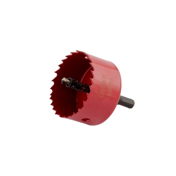 Свердло корончате GRANITE біметалічне HSS M42 64 мм 6-09-064