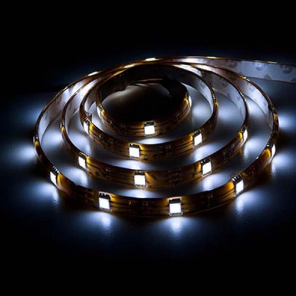 Світлодіодна стрічка Feron LS607/30SMD 5m*10*0.22mm білий на білому IP65 7.2W/m 12V (4165)
