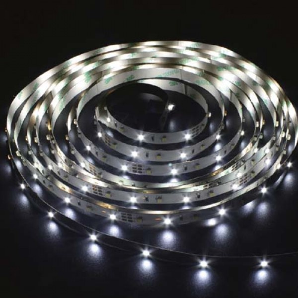 Світлодіодна стрічка Feron LS613/ SANAN LED-RL 120SMD/m 9.6W/m 12V 5m*10*3,8mm білий IP65 (4949)