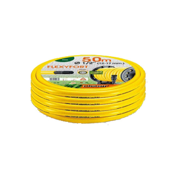 Шланг для поливу Claber Flexyfort Green 9133, 50 м 1/2" жовтий