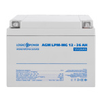Акумулятор мультигелевий LPM-MG 12V - 26 Ah