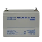 Акумулятор мультигелевий LPM-MG 12V - 26 Ah - Зображення 3