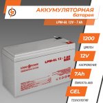 Акумулятор гелевий LPM-GL 12V - 7 Ah - Зображення 2