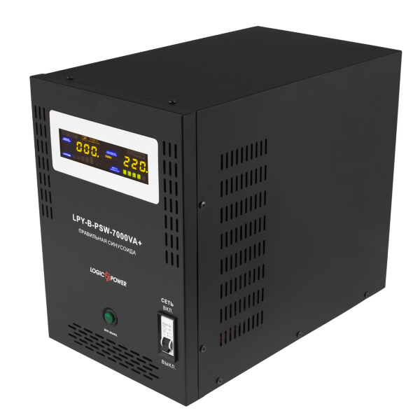 ДБЖ з правильною синусоїдою 48V LPY-B-PSW-7000VA+(5000Вт)10A/20A