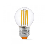 LED лампа VIDEX Filament G45F 6W E27 3000K - Зображення 2