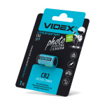 Батарейка літієва Videx CR2 1pc BLISTER CARD (20/200) (CR2 1pc)