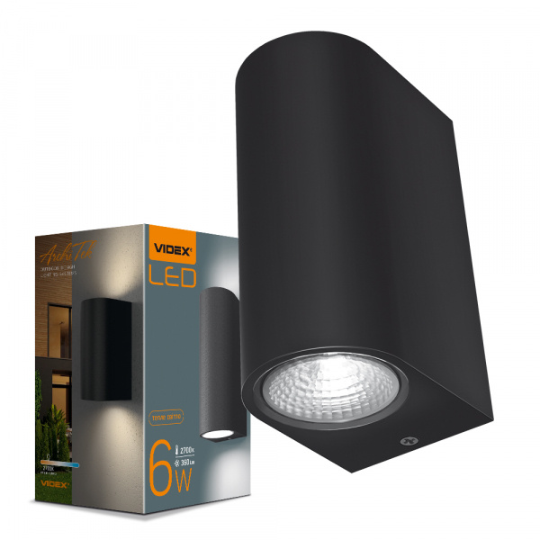 LED Світильник архітектурний IP54 VIDEX 6W 2700K (VL-AR032-062B)