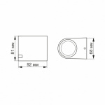 LED Світильник архітектурний AR021В IP54 VIDEX GU10 - Зображення 3