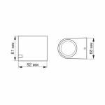 LED Світильник архітектурний AR021В IP54 VIDEX GU10 - Зображення 3