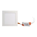 Світильник точковий врізний ЄВРОСВІТЛО 9Вт квадрат LED-S-150-9 6400К - Зображення 3