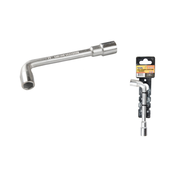 Ключ торцевий з відверненням L-подібний MASTERTOOL 11 мм CRV 73-4011