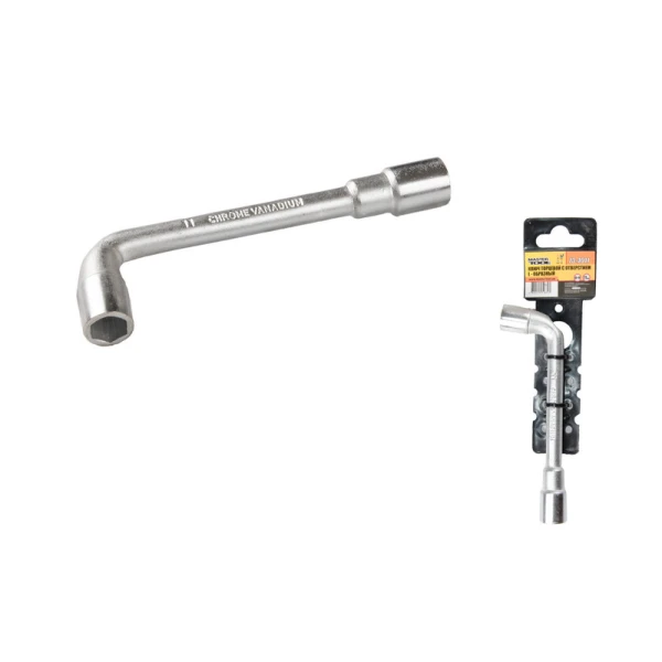 Ключ торцевий з відверненням L-подібний MASTERTOOL 11 мм CRV 73-4011