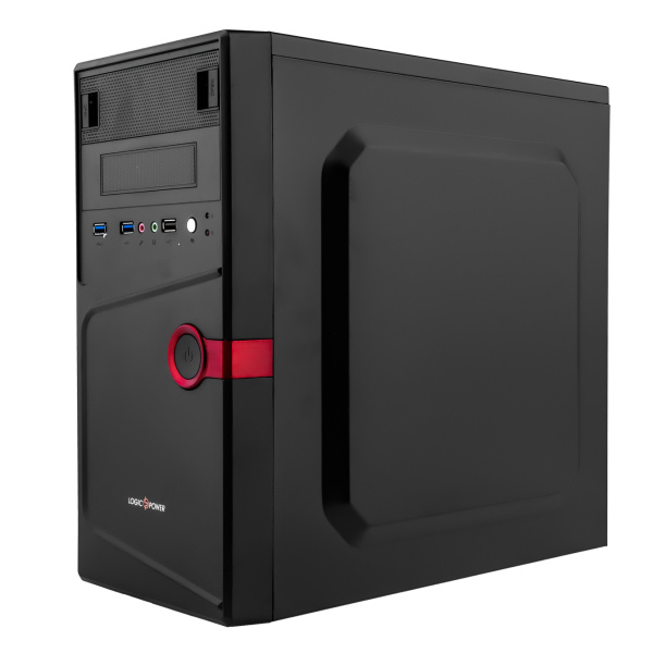 Корпус LP 6104 - 400w 8cm MATX, 2xUSB3.0+1xUSB2.0