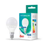 LED лампа TITANUM G45 6W E14 3000K