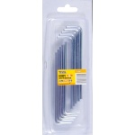 Ключ шестигранний MASTERTOOL CrV 3.0 мм 20-98 мм 10 шт 75-0003 - Зображення 2