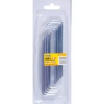 Ключ шестигранний MASTERTOOL CrV 3.0 мм 20-98 мм 10 шт 75-0003 - Зображення 2
