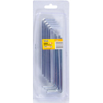 Ключ шестигранний MASTERTOOL CrV 4.0 мм 25-109 мм 10 шт 75-0004 - Зображення 2