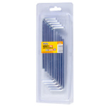 Ключ шестигранний MASTERTOOL CrV 5.0 мм 28-120 мм 10 шт 75-0005 - Зображення 2