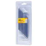 Ключ шестигранний MASTERTOOL CrV 5.0 мм 28-120 мм 10 шт 75-0005 - Зображення 2