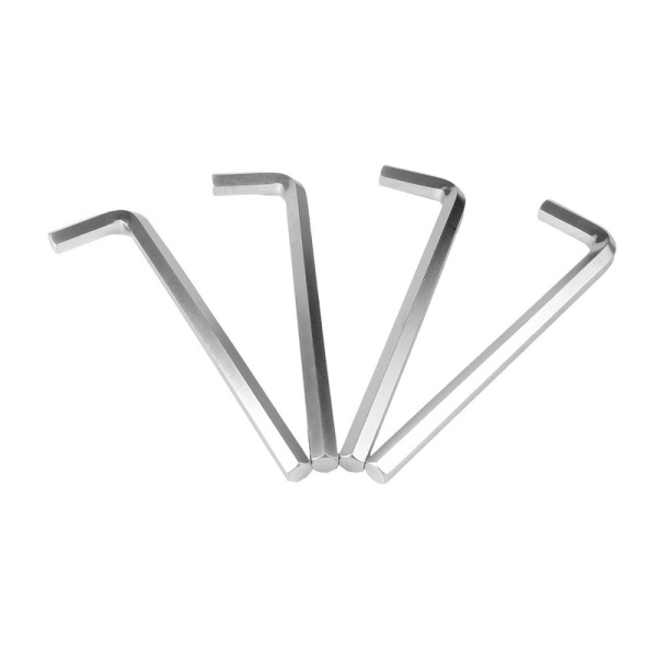 Ключ шестигранний MASTERTOOL CrV 17.0 мм 75-246 мм 4 шт 75-0017