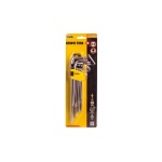 Ключі TORX MASTERTOOL набір 9 шт CrV довгі (Т10-Т50 90-227 мм) 75-0961 - Зображення 2