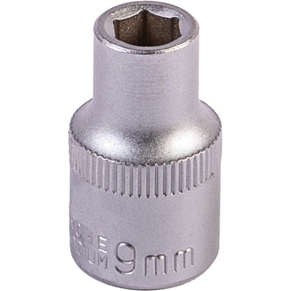 Насадка торцева 6-гранна MASTERTOOL 1/2" 9 мм CRV 78-0009