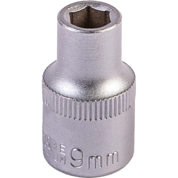 Насадка торцева 6-гранна MASTERTOOL 1/2" 9 мм CRV 78-0009