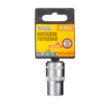 Насадка торцева 6-гранна MASTERTOOL 1/2" 13 мм CRV 78-0013 - Зображення 2