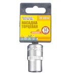 Насадка торцева 6-гранна MASTERTOOL 1/2" 14 мм CRV 78-0014 - Зображення 2